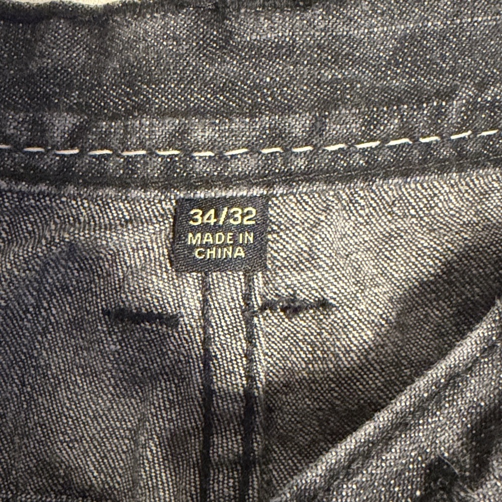 Karl Kani Gold Black Gray Dragon Baggy Jeans Y2K Vtg 34 / 32 - Picture 6 of 7